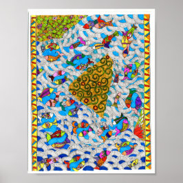 Mündungsposter Poster