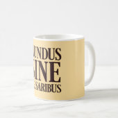 Mundus Sine Caesaribus - kein Zitat aus dem Latein Kaffeetasse (VorderseiteRechts)
