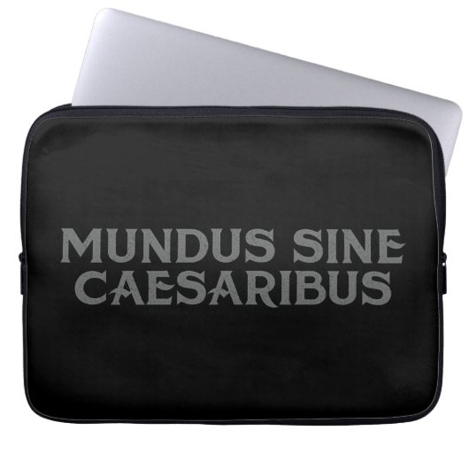 Mundus Sine Caesaribus Laptopschutzhülle (Vorderseite)