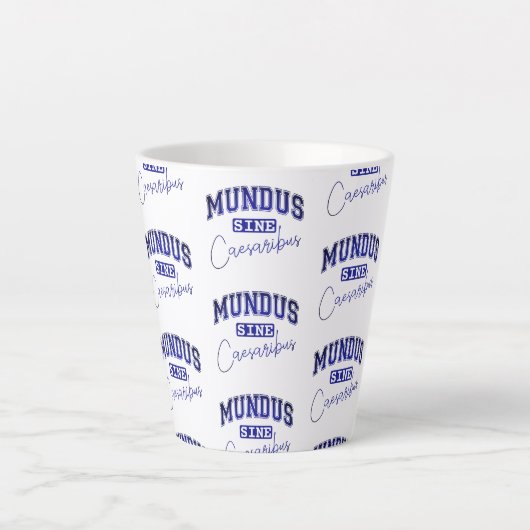 Mundus Sine Caesaribus Milchtasse (Vorderseite)