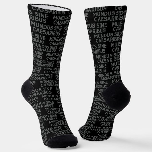 Mundus Sine Caesaribus Socken (Gewinkelt)