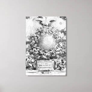 Mundus Subterraneus' von Athanasius Kircher Leinwanddruck