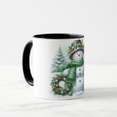 Muñeco de nieve tasse (Vorderseite Links)