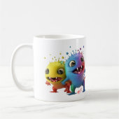 Muñeco monstruo divertido - AI Kaffeetasse (Links)