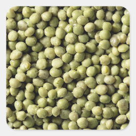 Mung Beans Quadratischer Aufkleber