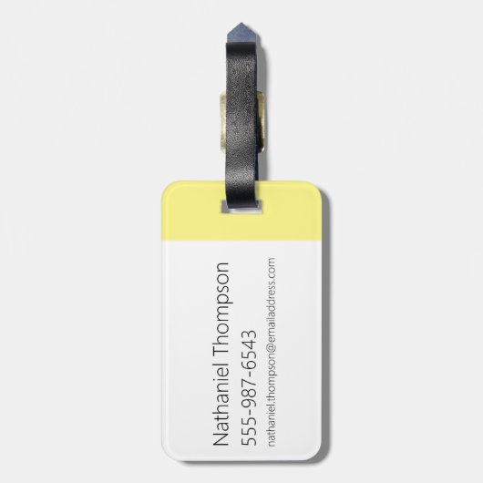 Mung, Chowder, Shnitzel & Truffles in Snail Car Gepäckanhänger (Rückseite vertikal)