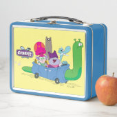 Mung, Chowder, Shnitzel & Truffles in Snail Car Metall Brotdose (Beispiel)