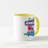 Mung, Chowder, Shnitzel & Truffles in Snail Car Tasse (VorderseiteRechts)