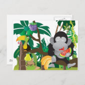 Mungle im Dschungel Postkarte (Vorne/Hinten)