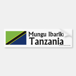Mungu Ibariki (Gott segnen), Tanzania Autoaufkleber