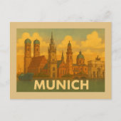 Munich Germany City Art Postkarte (Vorderseite)
