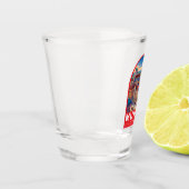 Munich Germany Travel Art Emblem Schnapsglas (Links)