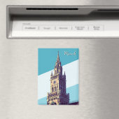Munich Marienplatz Germany Magnet (In Situ (Geschirrspüler))