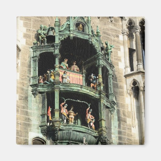 munich plakaus glockenspiel magnet (Vorne)