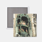 munich plakaus glockenspiel magnet (Vorderseite/Rückseite)