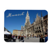 Munich Square (Marienplatz) Magnet (Horizontal)