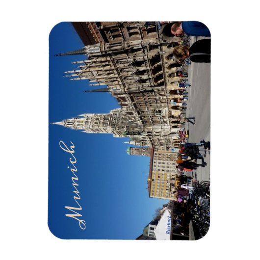 Munich Square (Marienplatz) Magnet (Vertikal)