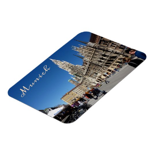 Munich Square (Marienplatz) Magnet (Linke Seite)