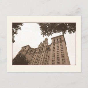 Municipal Gebäude Sepia Postcard Postkarte