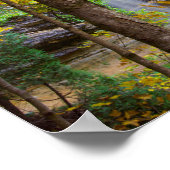 Munising fällt im Herbst, Munising, Michigan. Poster (Ecke)