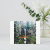 Munising fällt obere Halbinsel Michigan Postkarte (Stehend Vorderseite)