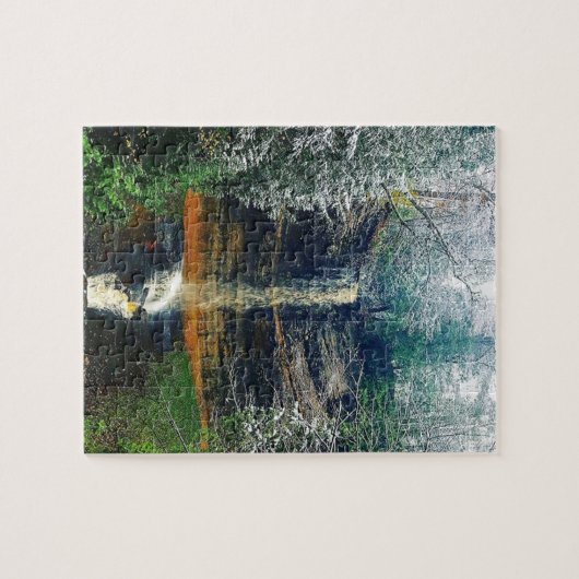 Munising fällt obere Halbinsel Michigan Puzzle (Horizontal)