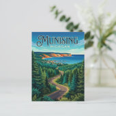 Munising USA Postkarte (Stehend Vorderseite)