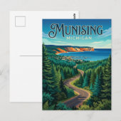 Munising USA Postkarte (Vorne/Hinten)