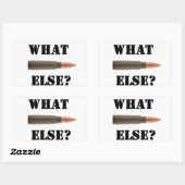 Munition 7.62x39 rechteckiger aufkleber (Blatt)