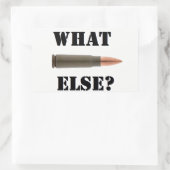 Munition 7.62x39 rechteckiger aufkleber (Tasche)