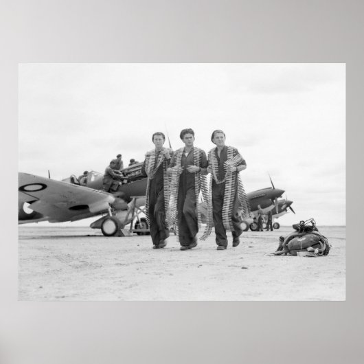 Munition des Typs WW2, 1940er Poster (Vorne)