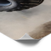 Munition Monster Truck Print Poster (Ecke)