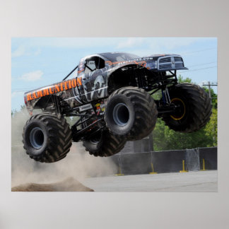 Munition Monster Truck Print Poster