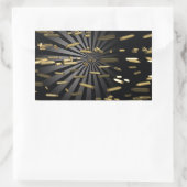 Munition Rechteckiger Aufkleber (Tasche)