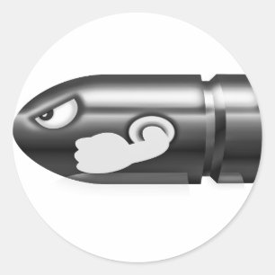 Munition verärgert runder aufkleber