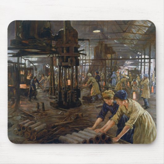 Munitions Girls 1918 bei Factory World War 1 Mousepad (Vorne)