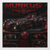Munkus Auto-Aufkleber/League of Kings Aufkleber (Blatt)