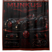 Munkus Auto-Duschvorhang/Badezimmer-Accessoire