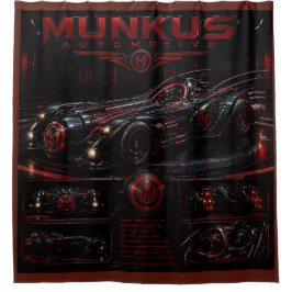 Munkus Auto-Duschvorhang/Badezimmer-Accessoire Duschvorhang