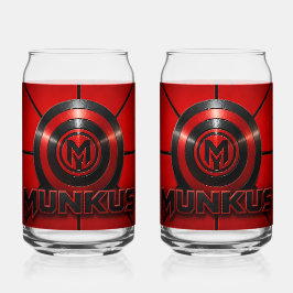 Munkus-Brillen/Bar/Küche/Partybrillen Dosenglas