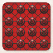 Munkus-Emblem-Papieruntersetzer/Drinks/Bar Rechteckiger Pappuntersetzer (Vorderseite)