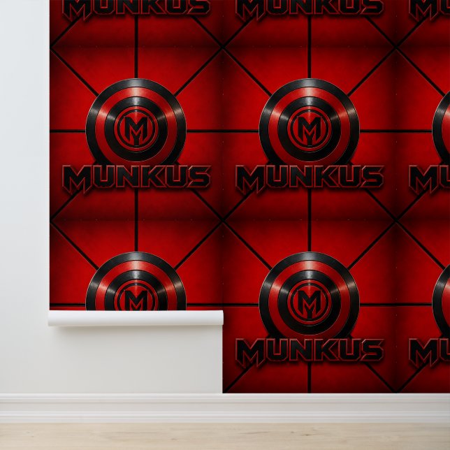 Munkus-Emblem-Wallpaper, Superhelden-Wallpaper Tapete (Anwendung)