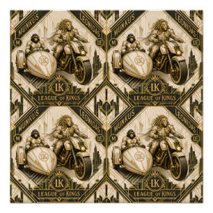 munkus leonidas/Elfenbein glänzendes Poster/Geburt Poster