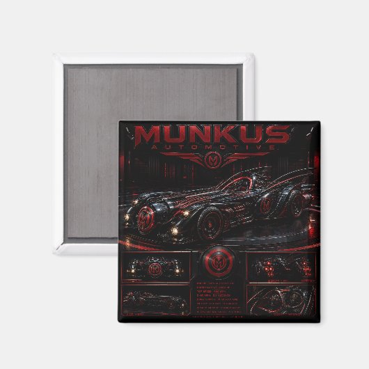 Munkus Magnet/Munkus Auto-Magnet Magnet (Vorderseite/Rückseite)