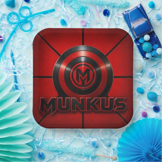 Munkus-Party-Teller/Partyzubehör/Geburtstage Pappteller (Party)