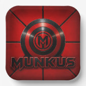 Munkus-Party-Teller/Partyzubehör/Geburtstage Pappteller (Vorderseite)