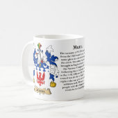 Munn, der Ursprung, die Bedeutung und das Wappen Kaffeetasse (Vorderseite Links)