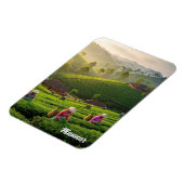 Munnar Kerala India Tea Plantation Magnet (Linke Seite)