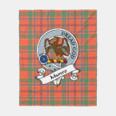 Munro Ancient Clan Abzeichen Tartan Kariert Fleecedecke (Vorderseite)