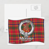 Munro Clan Postkarte (Vorne/Hinten)